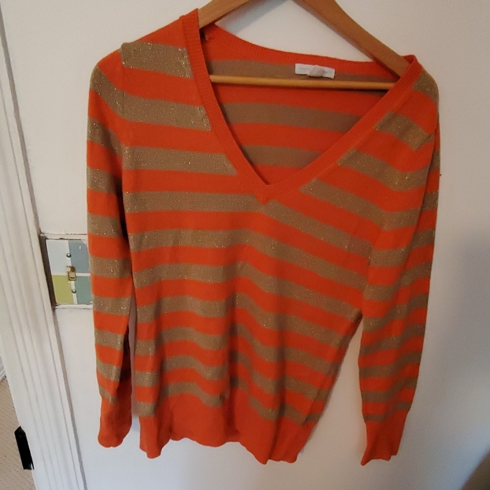 Orange and Gold Sweater